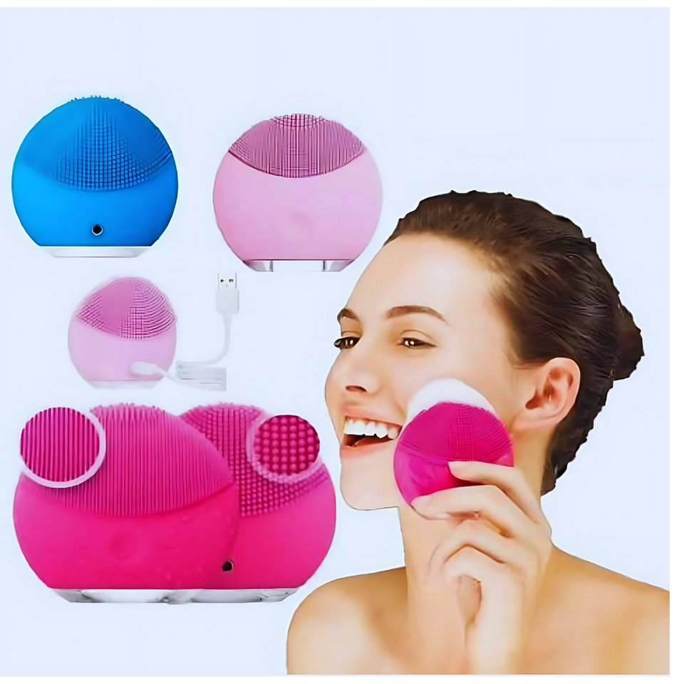 LimpiaGlow™ – Cepillo Facial Eléctrico Recargable
