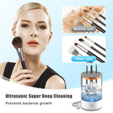 USB Plug Portable Electric Makeup Brush Cleaner with Rubber Makeup Machine Electric USB Quick Cleaner Cleaning Brush Collar Brus